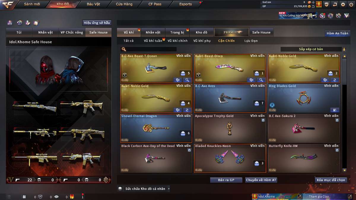 shop acc cf uy tin gia re